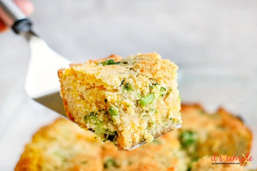 low carb broccoli cheddar cornbread