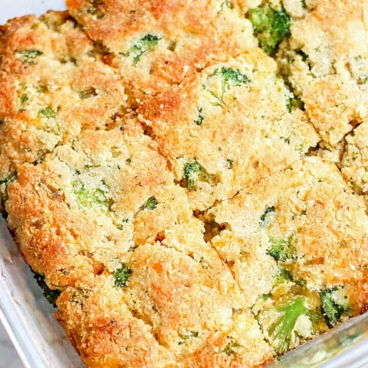 low carb broccoli cheddar cornbread