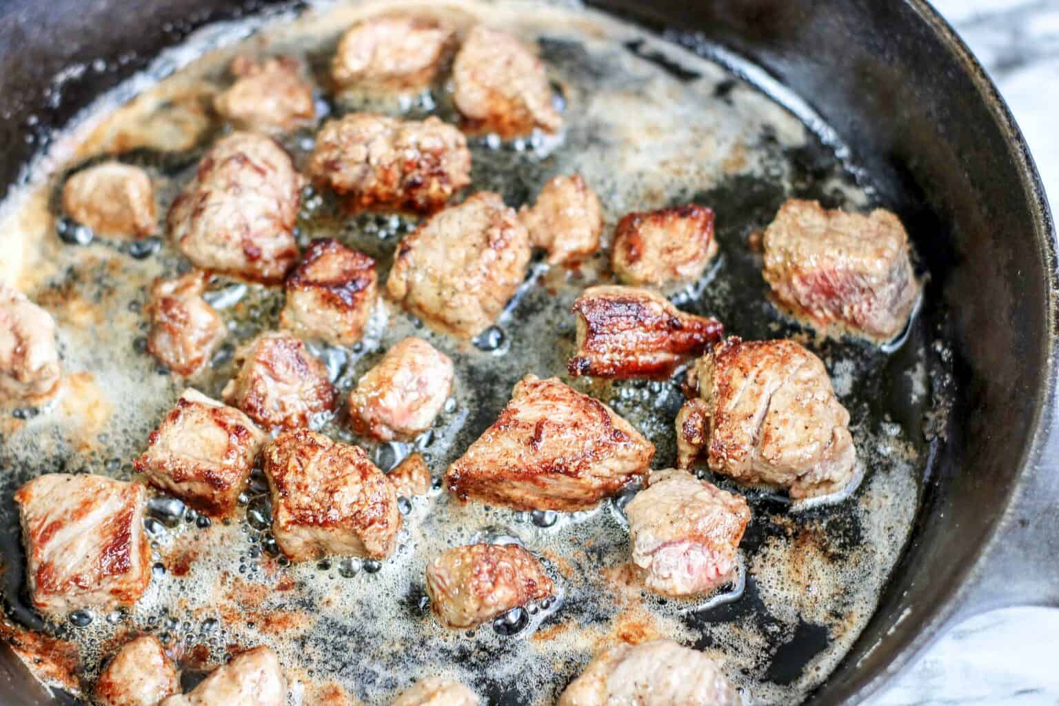 Keto Slow Cooker Beef Tips & Gravy EASY! Naturally Low Carb