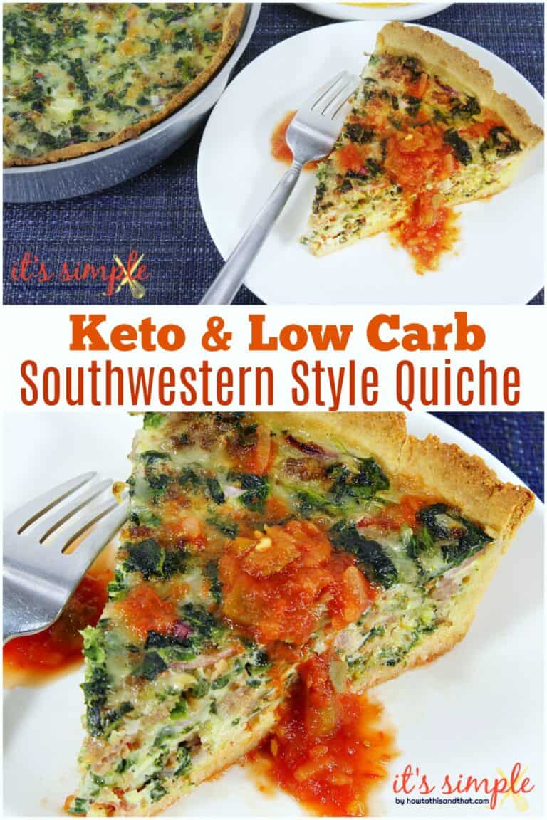 Easy Keto Quiche- Southwestern Style ONLY 2 NET CARBS per serving