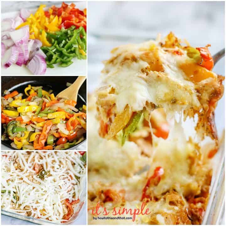 Chicken Fajita Casserole Recipe & Video