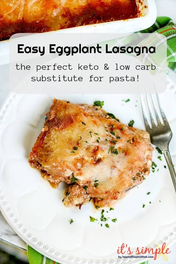keto eggplant lasagna
