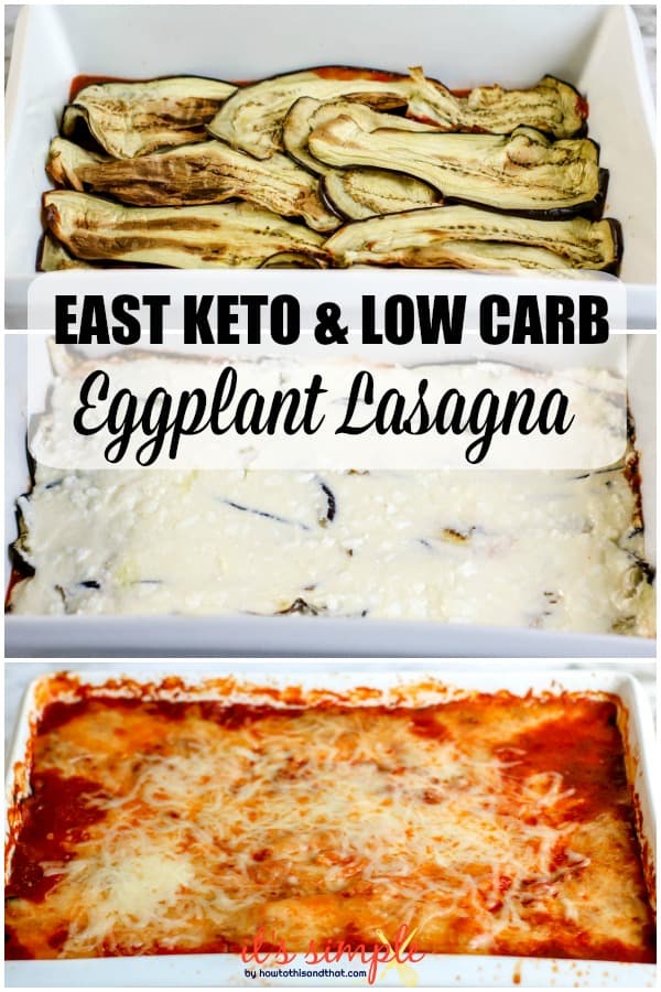 Keto Eggplant Lasagna with Homemade Meat Sauce Recipe