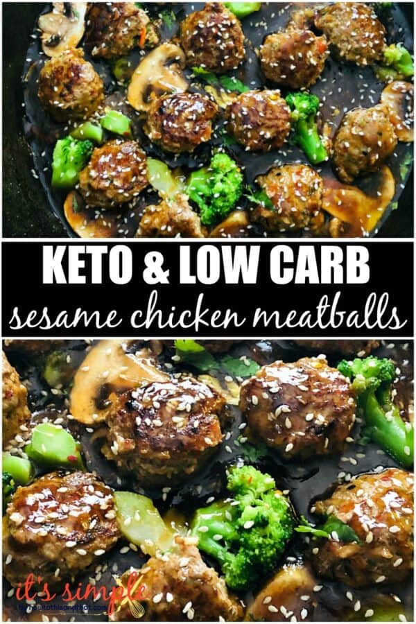 keto chicken meatballs