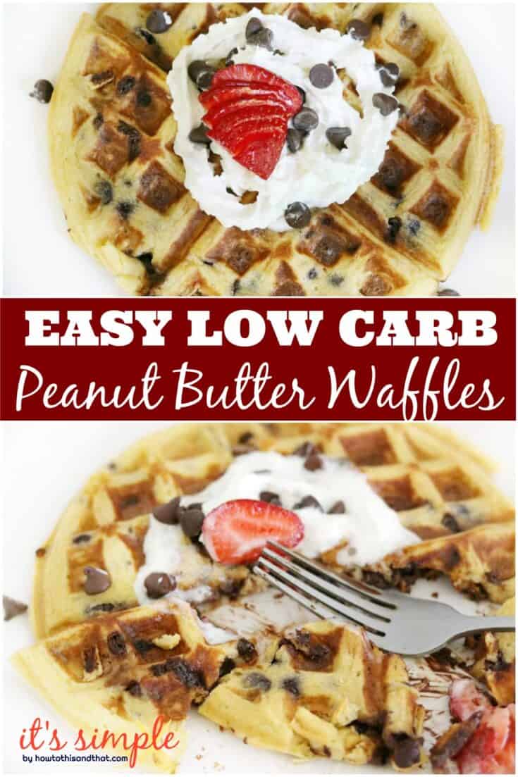 Low Carb Waffle Recipe and Video Hint, there's Chocolate Chips!