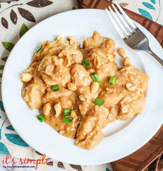 instant pot peanut chicken