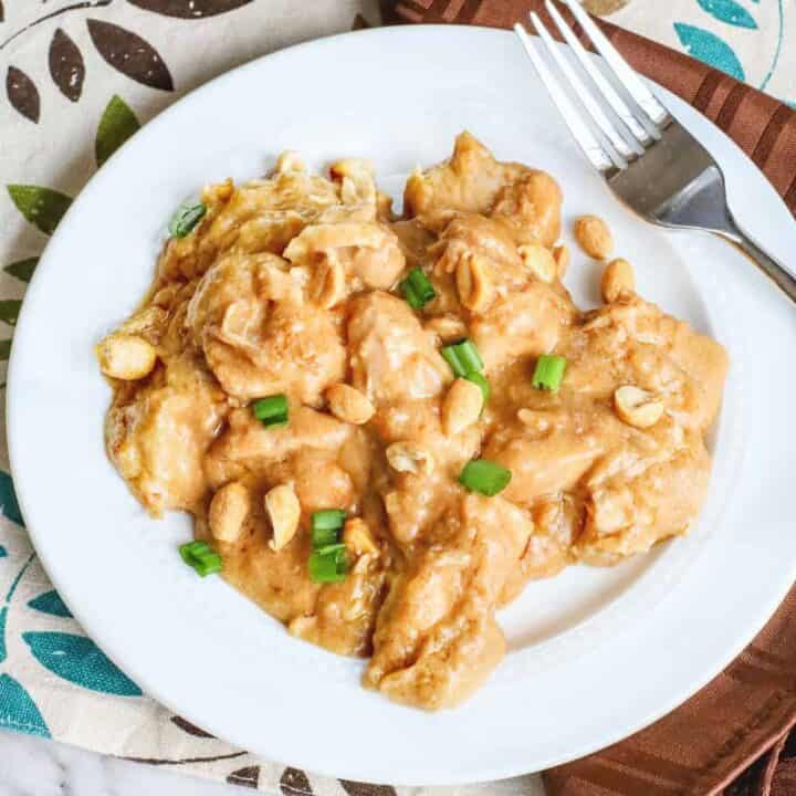 instant pot peanut chicken