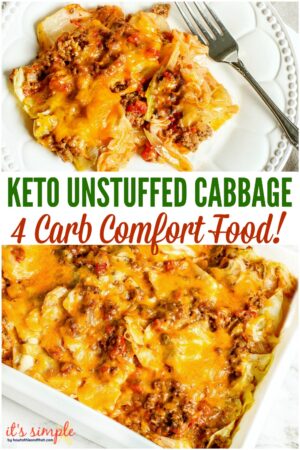 Unstuffed Cabbage Roll Casserole, a LAZY All in One Meal