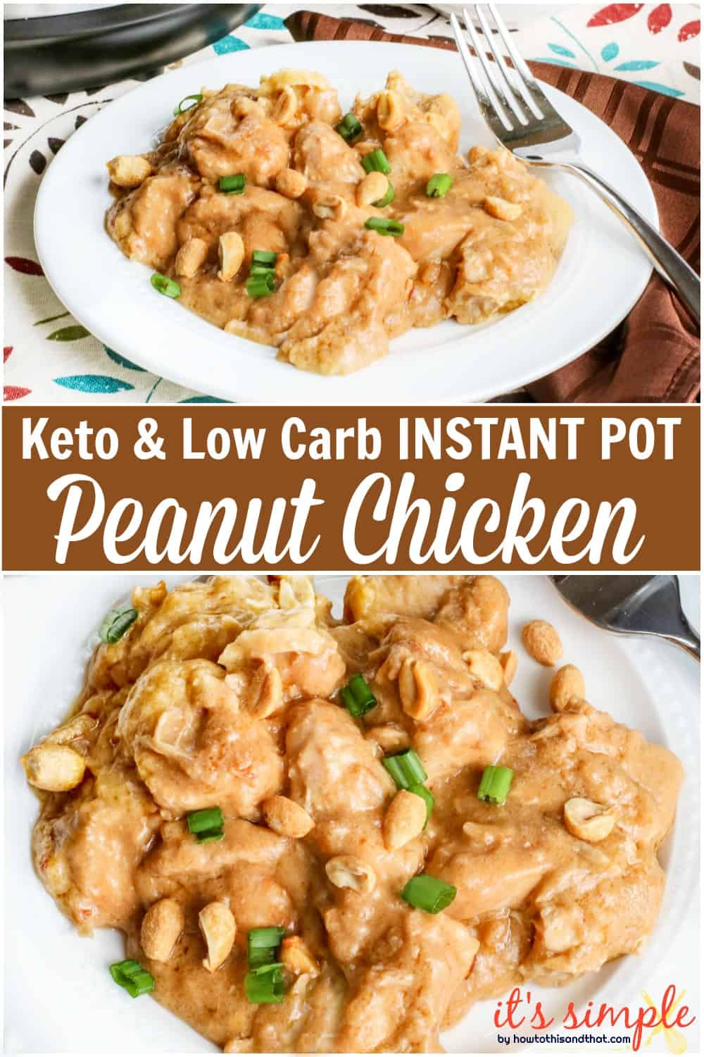 Instant Pot Peanut Chicken A Low Carb Peanut Chicken Recipe