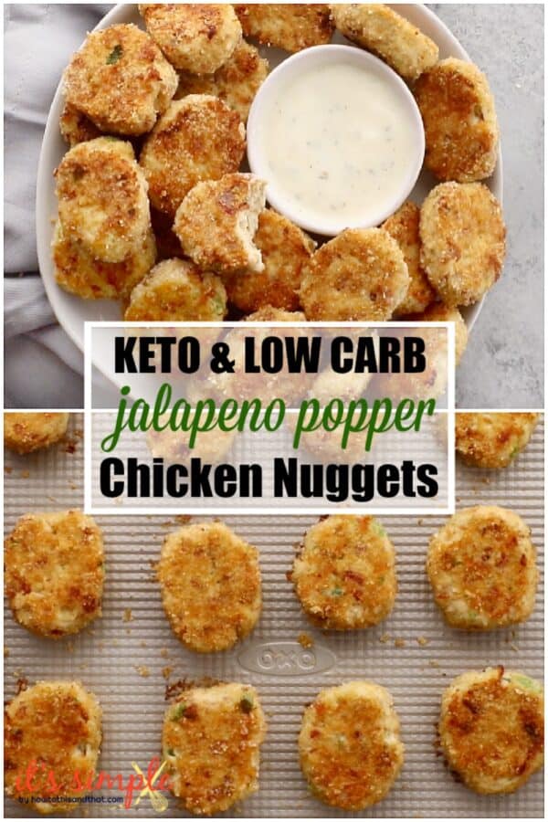 keto jalapeno popper chicken nuggets