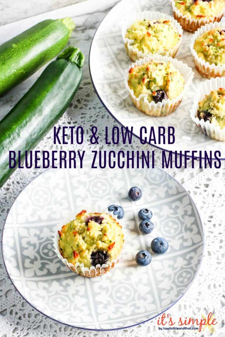 Keto Blueberry Zucchini Muffins How to This and That