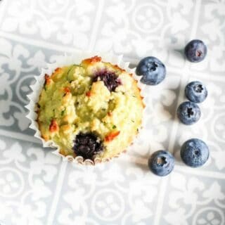Keto Blueberry Zucchini Muffins