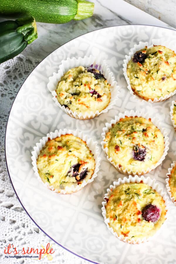 keto blueberry muffin