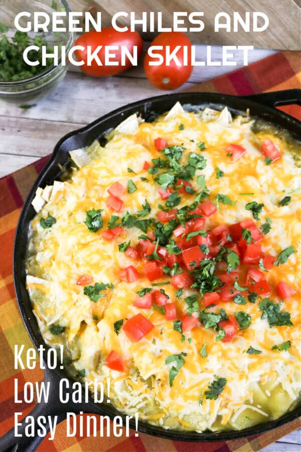 skillet full of mexican chicken enchiladas.