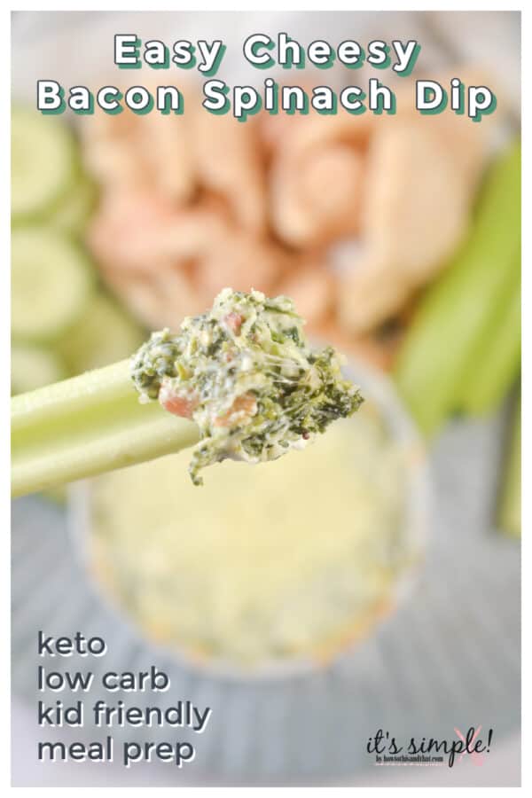 Keto Spinach Dip Low Carb Approved Cheesy Bacon Spinach Dip