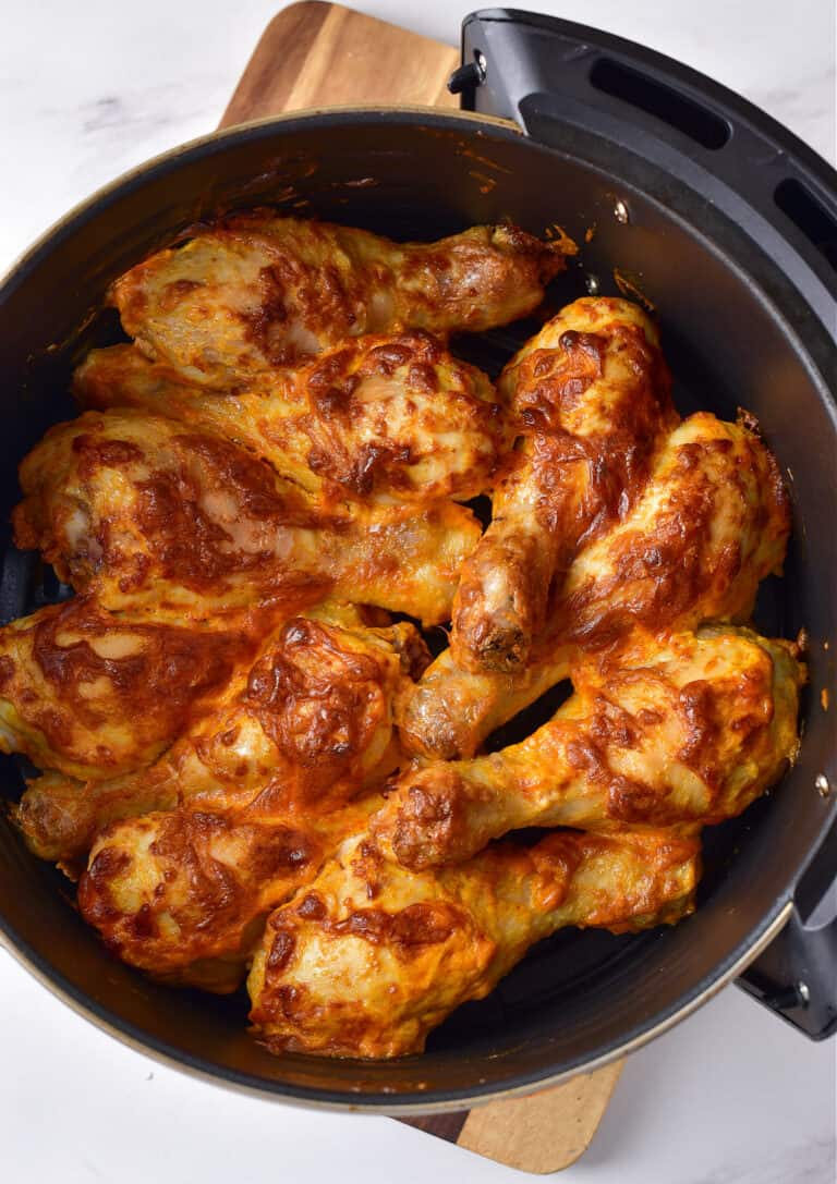 The BEST Mayo Chicken Legs from the Air Fryer, Optional Oven