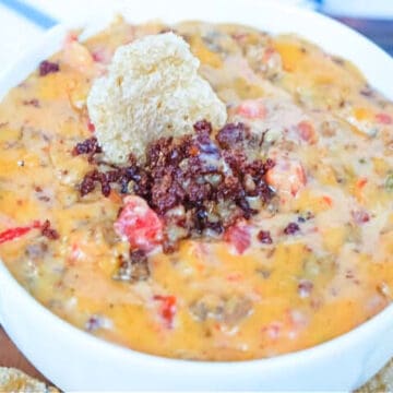 3 Ingredient Sausage Dip With Rotel