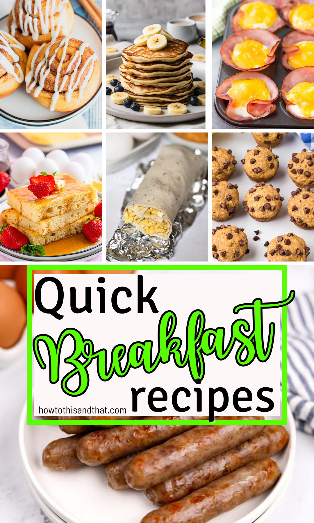 30 Quick Breakfast Recipes Roundup Image for Quick Breakfast Recipes