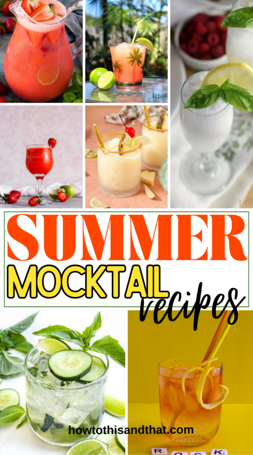 Roundup Image for Summer Mocktail Recipes