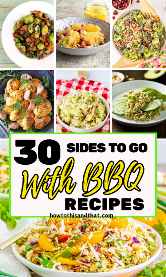 Roundup Image for Sides to Go with BBQ Recipes