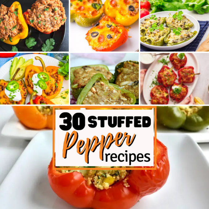 Roundup Image for Stuffed Pepper Recipes