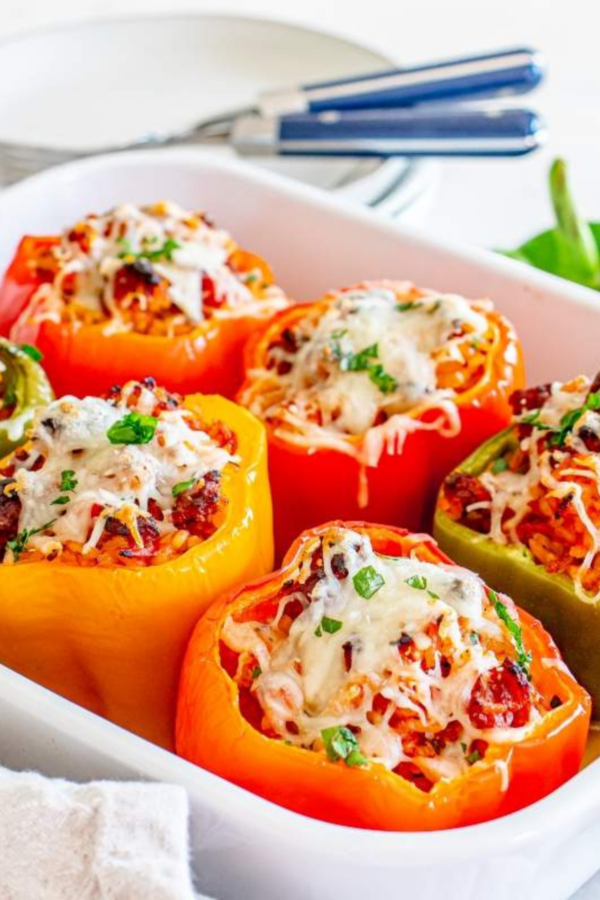 Roundup Image for Stuffed Pepper Recipes
