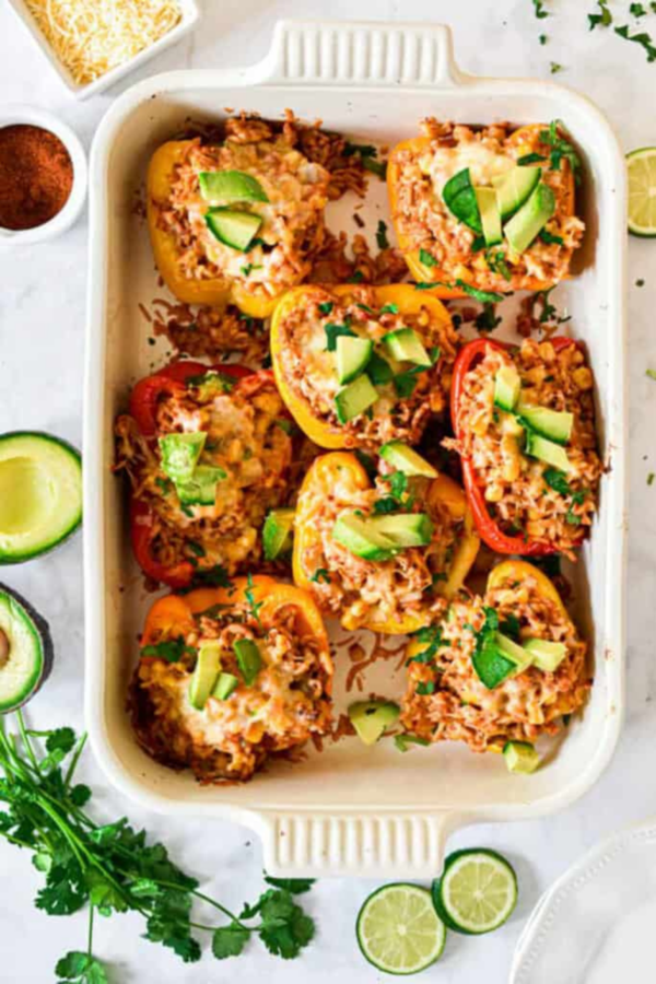 Roundup Image for Stuffed Pepper Recipes

