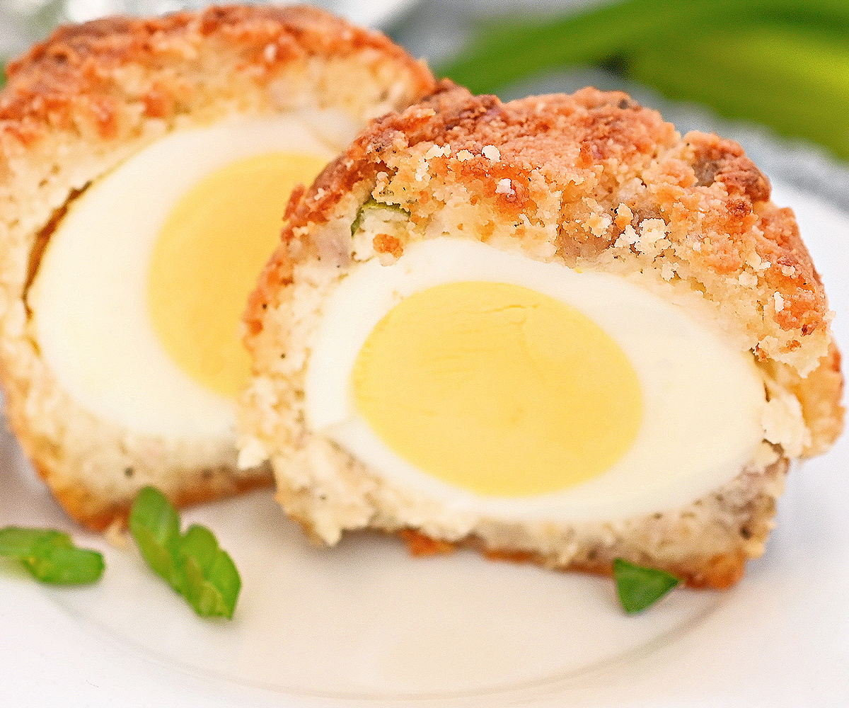 Keto Baked Scotch Eggs Keto Baked Scotch Eggs