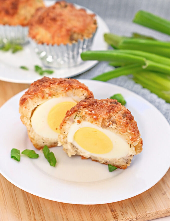 Keto Baked Scotch Eggs
