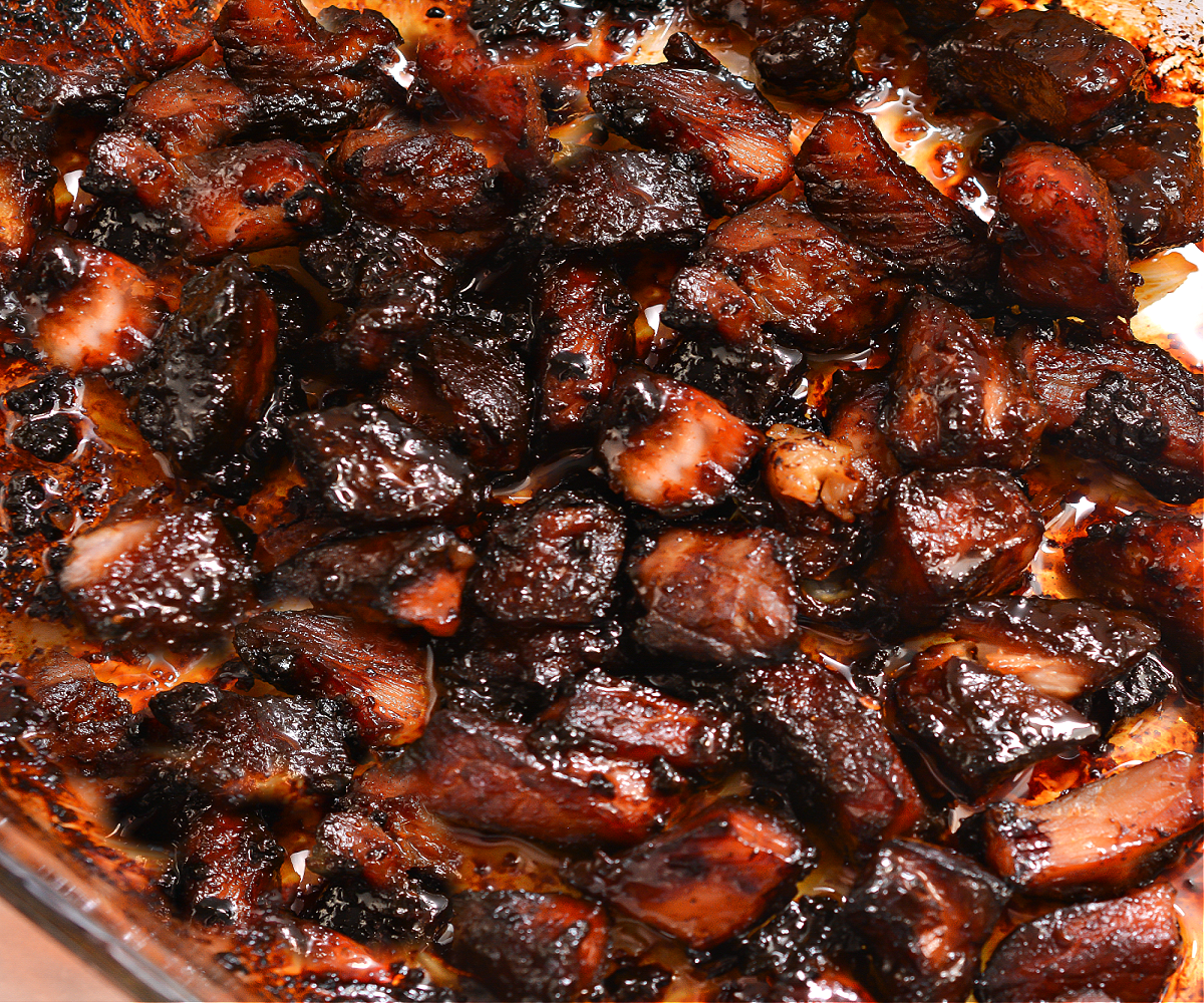 Keto Garlic Honey Burnt Ends Featured Image