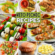 Roundup Image for Keto Picnic Recipes