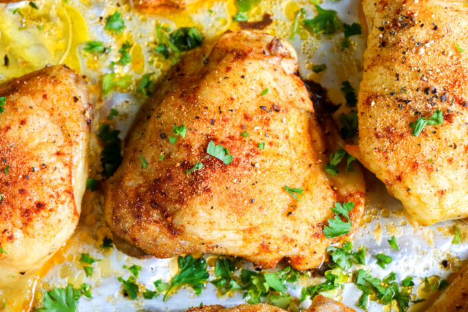 Baked Chicken Thighs