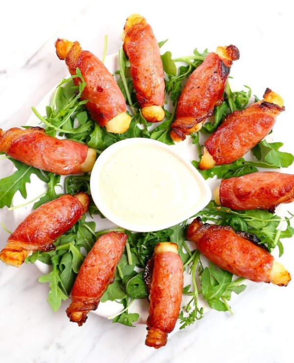 Roundup Image for Easy Keto/Low Carb Finger Food 