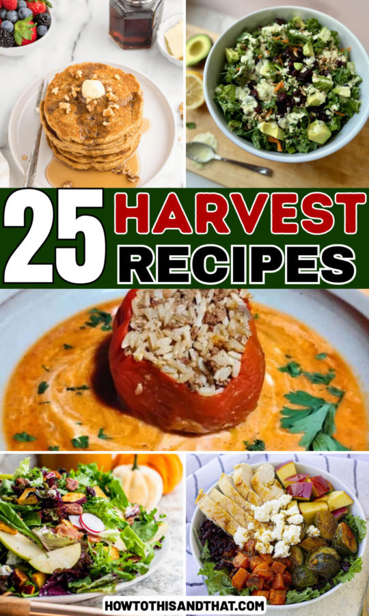 Roundup Image for Harvest Recipes 