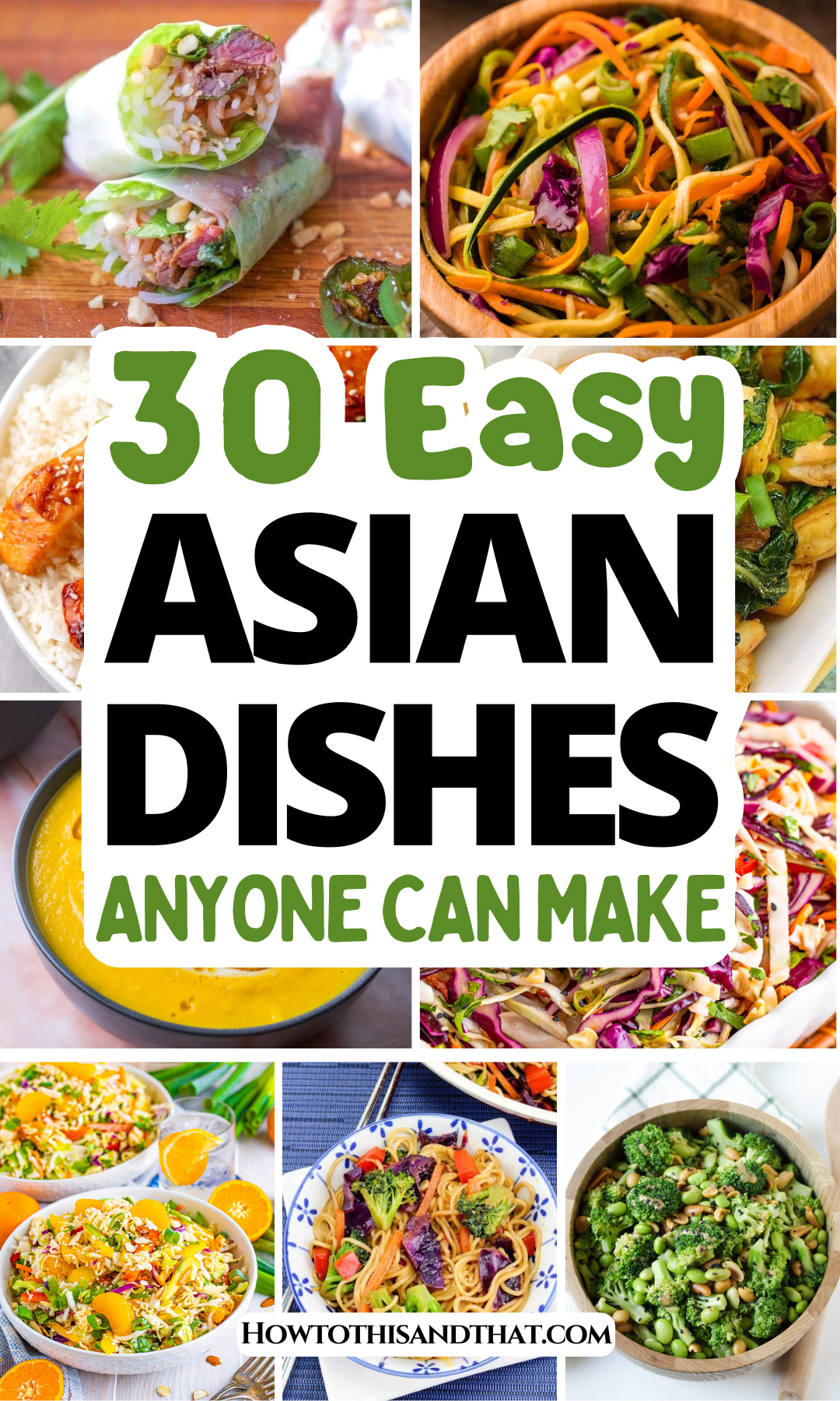 Roundup Image for Easy Asian Dishes Anyone can make