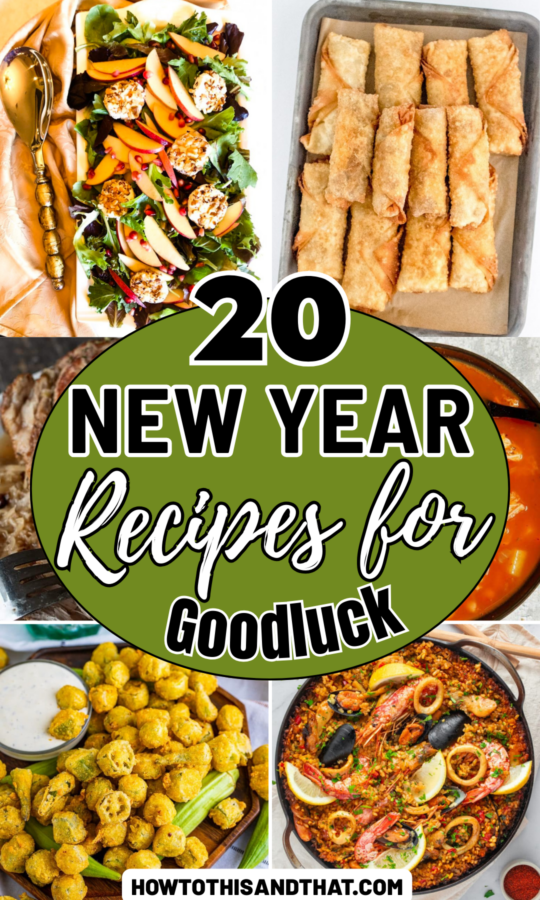Roundup Image for New Year Recipes for Goodluck