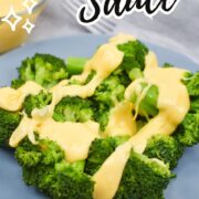 Pinterest Pin for Keto Cheese Sauce