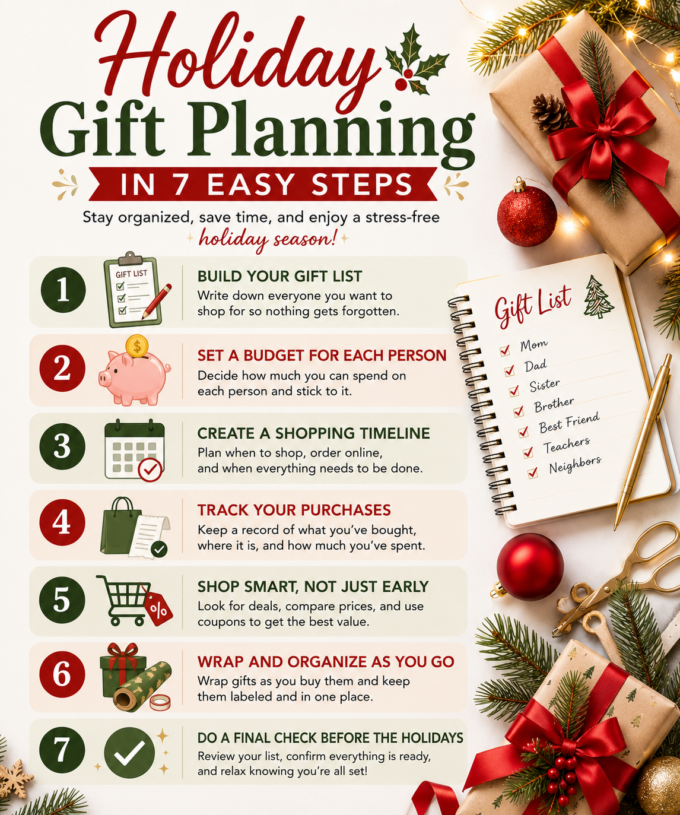 Holiday Gift Planning in 7 easy steps.