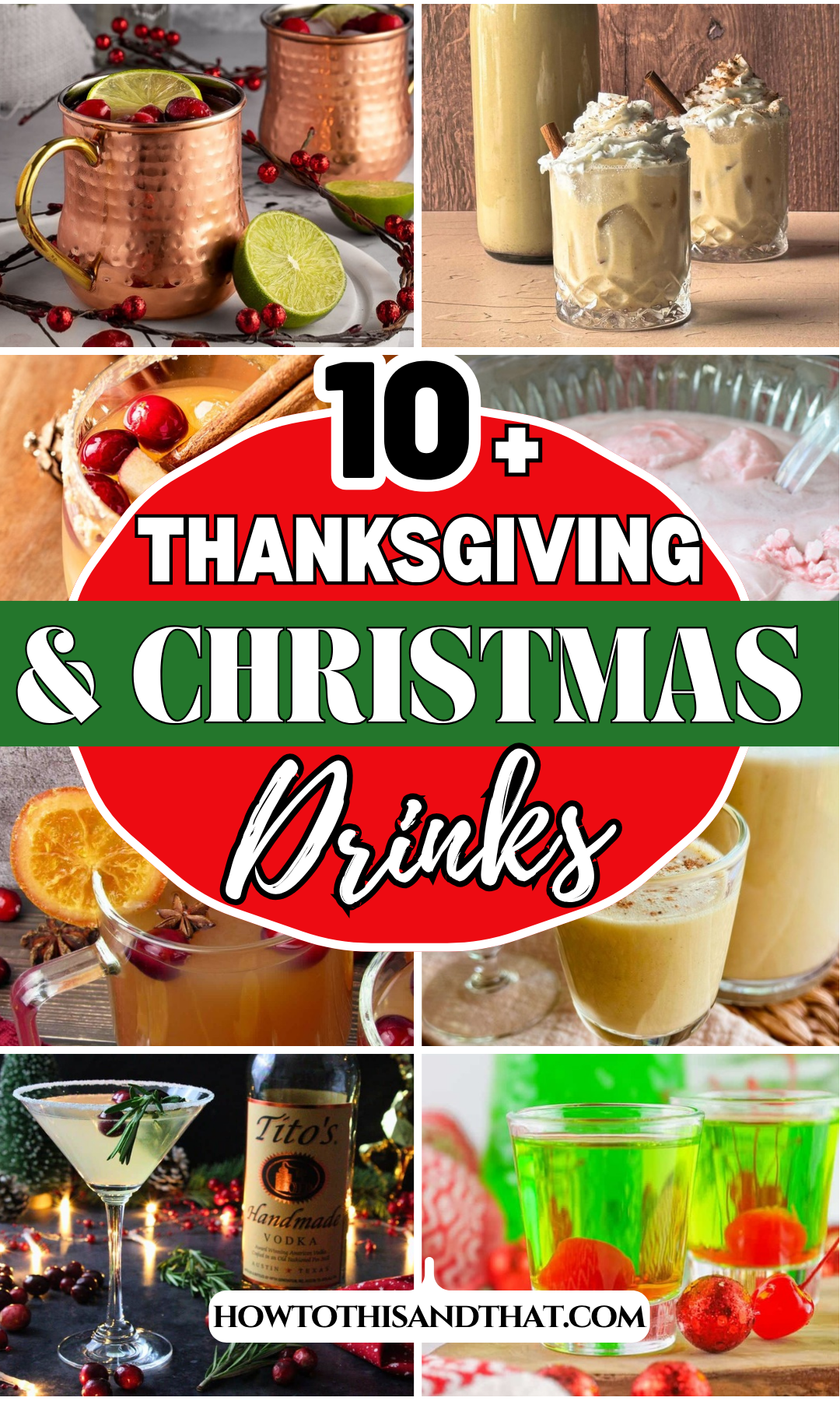 Roundup image for Thanksgiving/Christmas Drinks