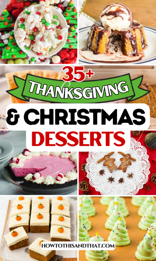 Roundup image for Thanksgiving/Christmas Desserts