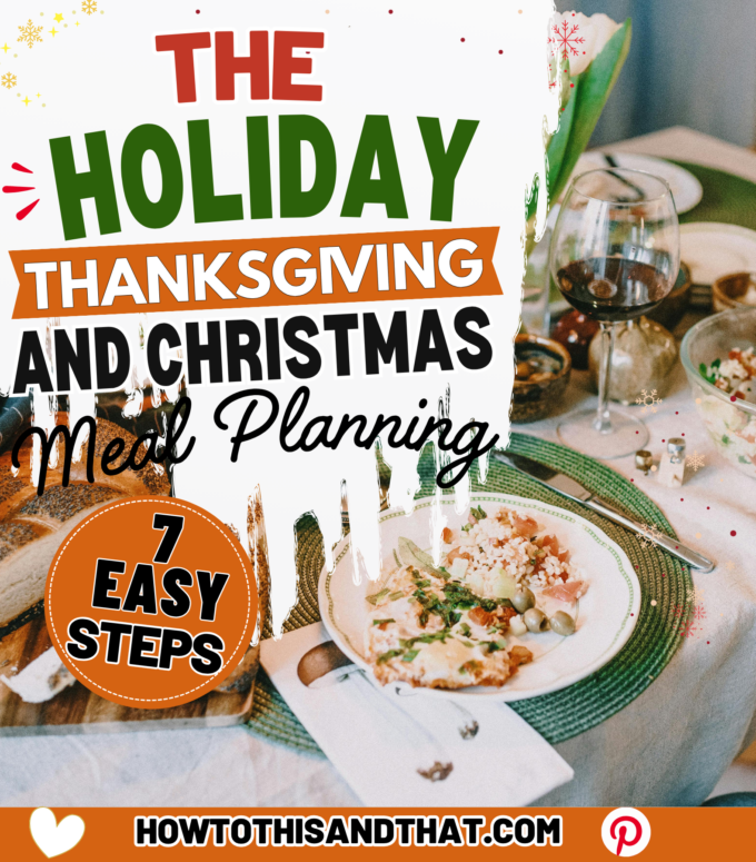 How to Plan Thanksgiving and Christmas Meals