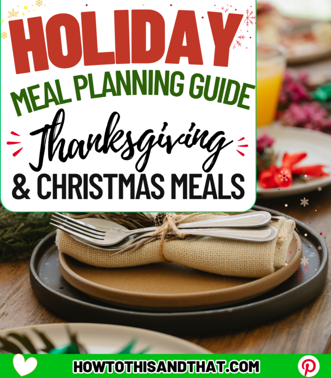 Holiday Meal Planning Guide